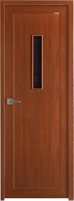 FX B 311 Walnut Crystal series uPVC door