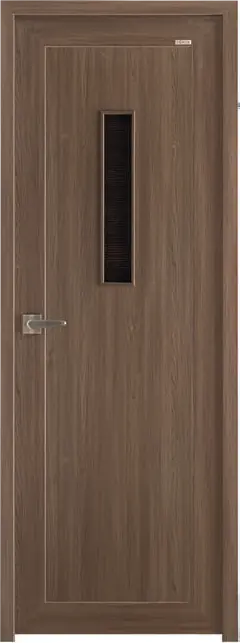 FX B 411 Teak Oak Crystal series uPVC door