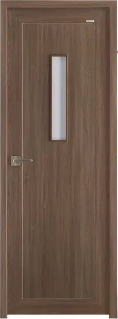 FX B 413 Teak Oak Crystal series uPVC door