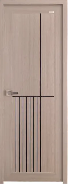 FX G 506 Light Oak Groove series uPVC door
